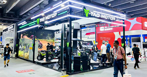 拉斯维加斯9888车业3大品牌亮相广交会，现场空气热烈！